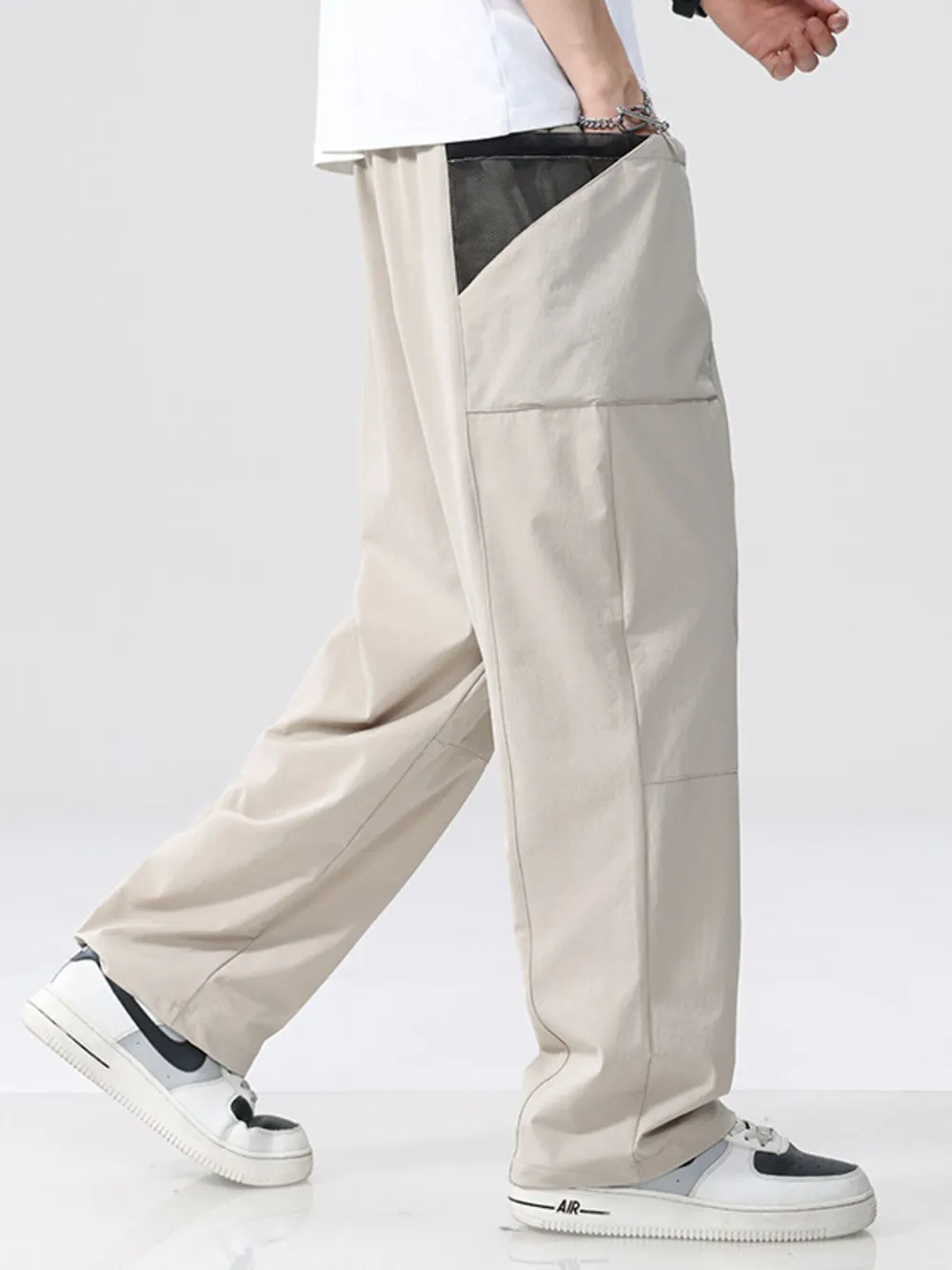 Men's Plus Size Wide Leg Pants, image 2