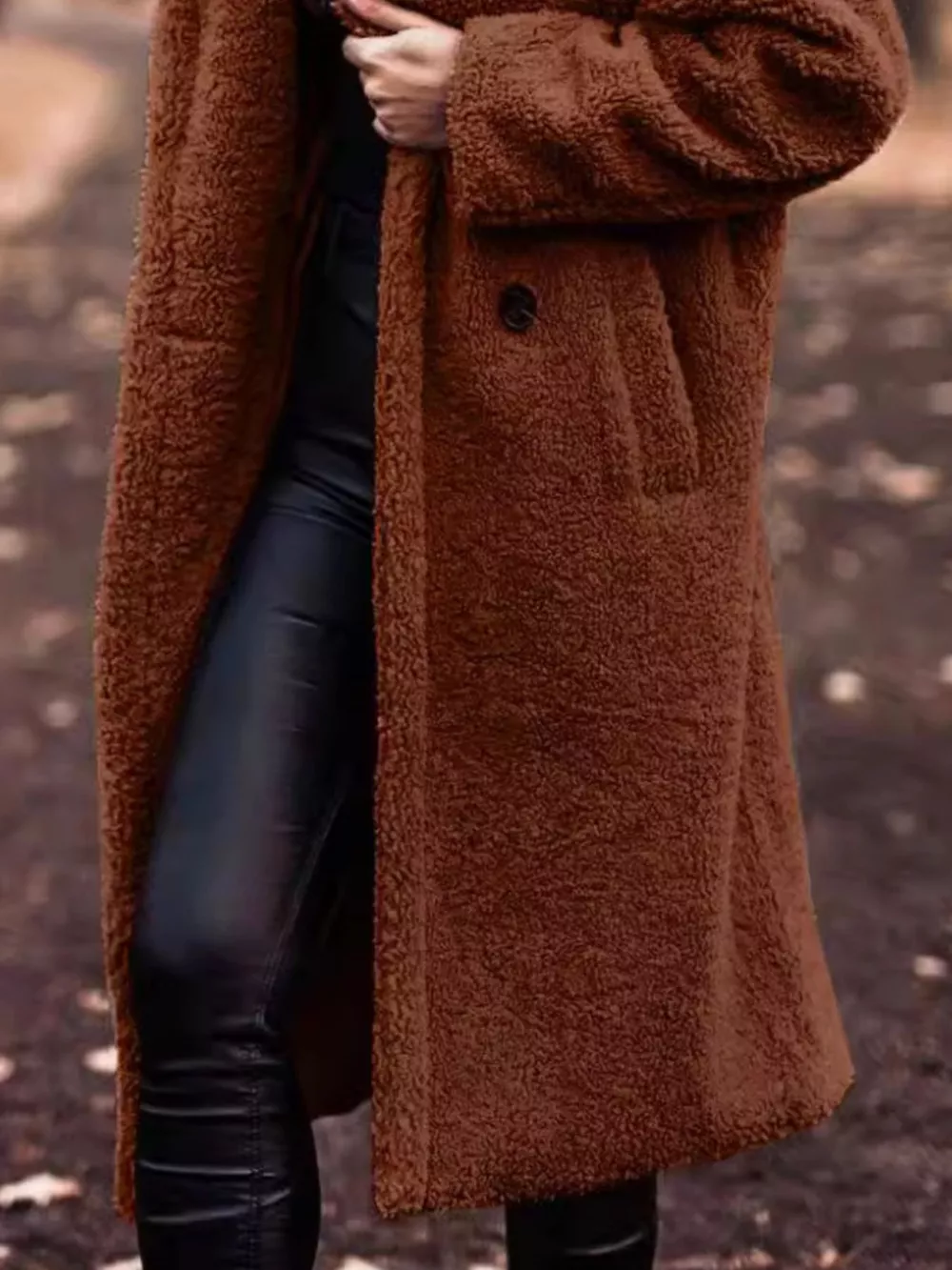 Teddy Bear Hooded Longline Outerwear, image 21