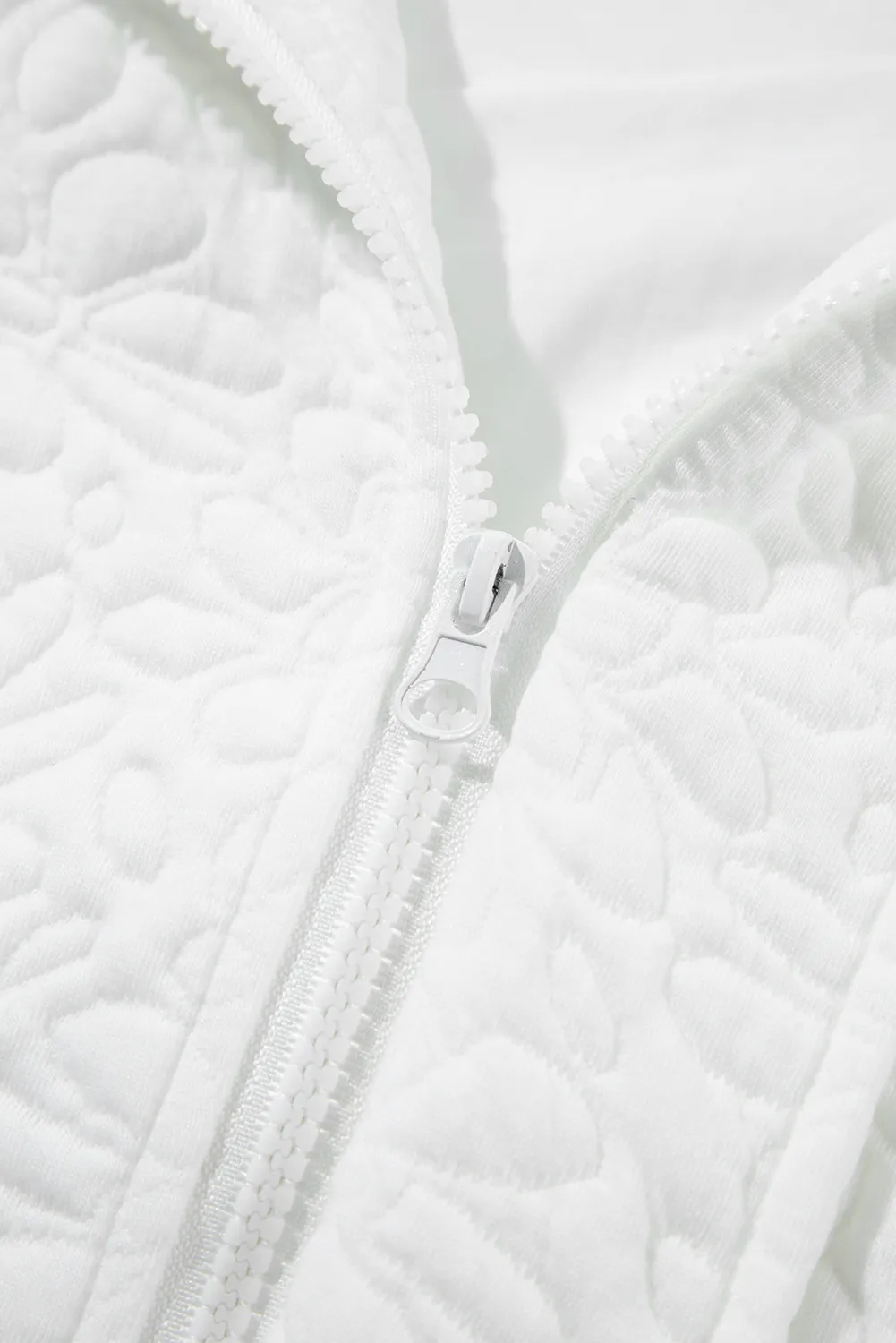 Baseball Collar Floral Quilted Jacket, image 22
