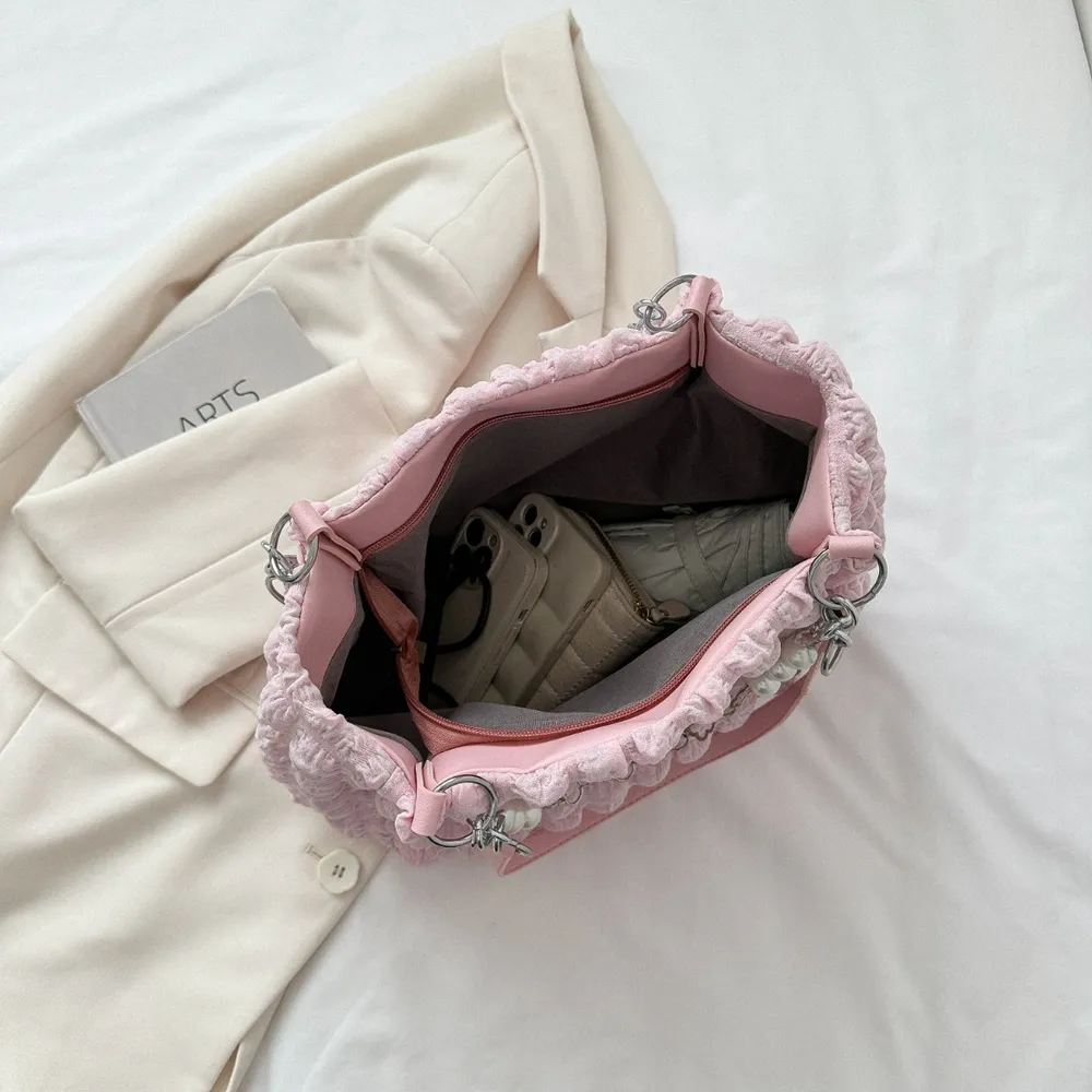 Bubble Textured Tote Bag, image 18