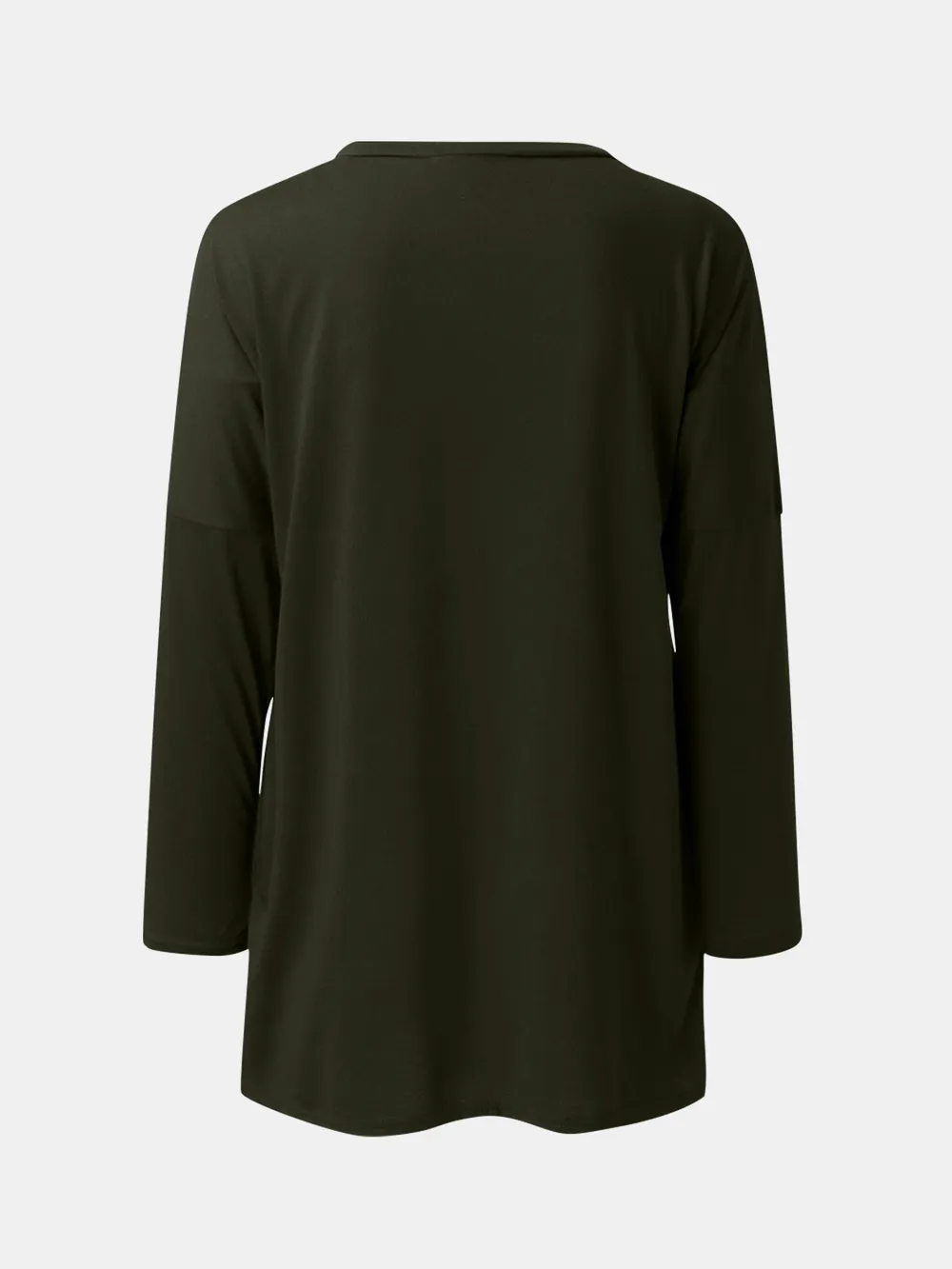 Full Size Round Neck Long Sleeve T-Shirt, image 3