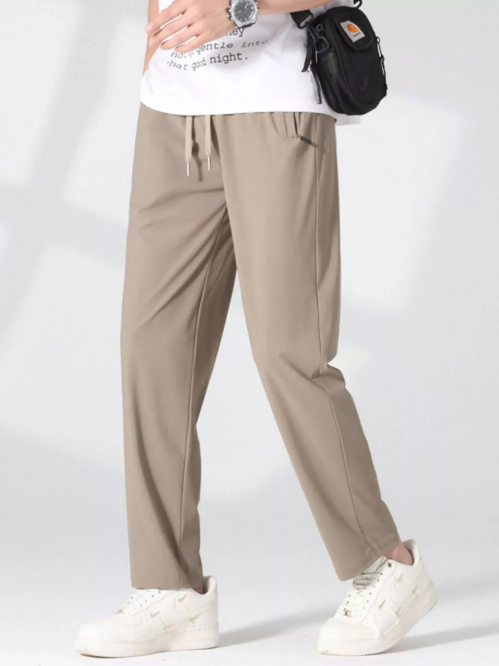 Men's Plus Size Casual Lightweight Quick-Dry Pants, image 4