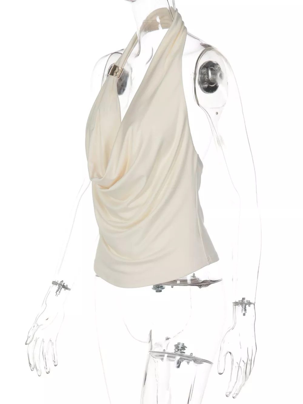 Halter Neck Ruched Tank, image 8