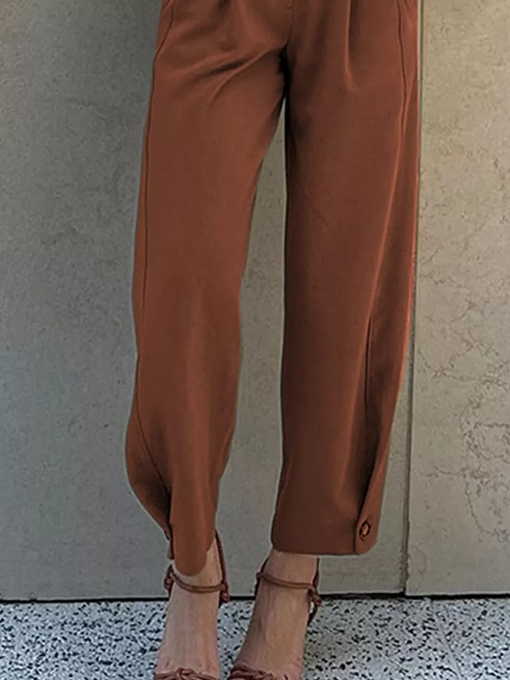 High-Waisted Pleated Pants, image 12