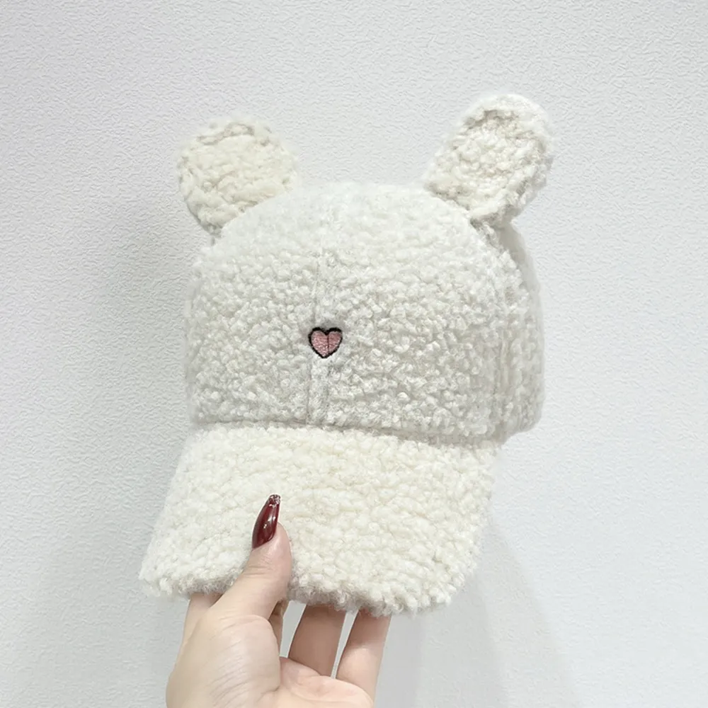 Cute Fluffy Bear Ears Winter Hat, image 2