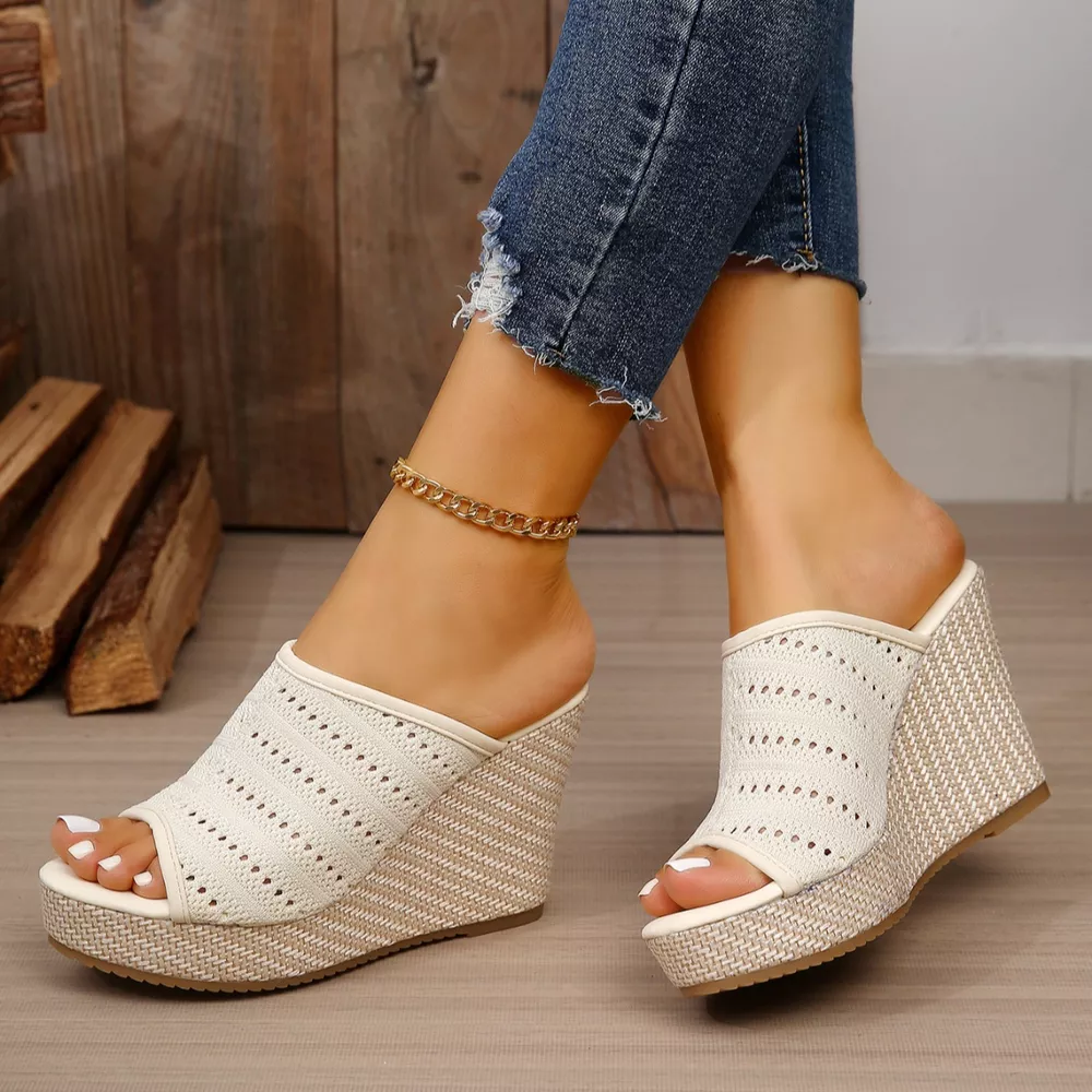 Open Toe Wedge Sandals, image 8