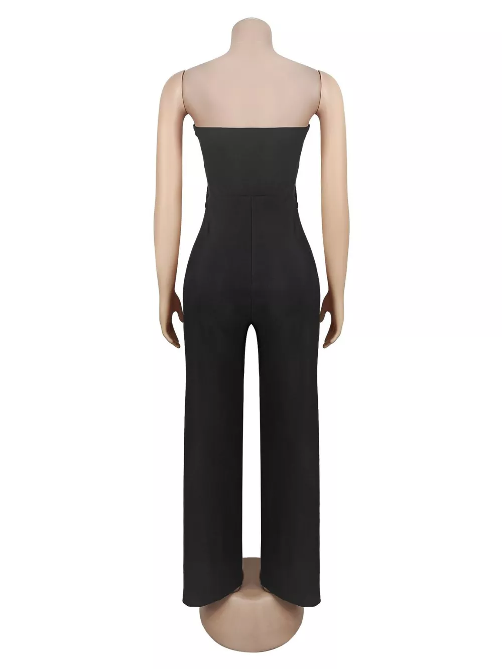 Strapless Cut-out Wide-Leg Jumpsuit, image 5
