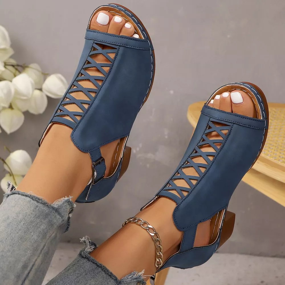 Open Toe Block Heels Sandals, image 14
