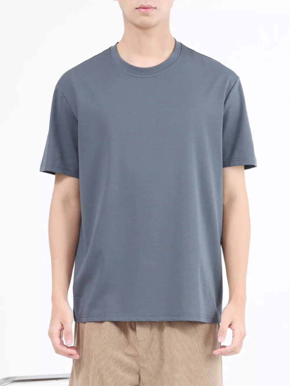 Men's Plus Size Classic Crew Neck T-Shirt, image 15
