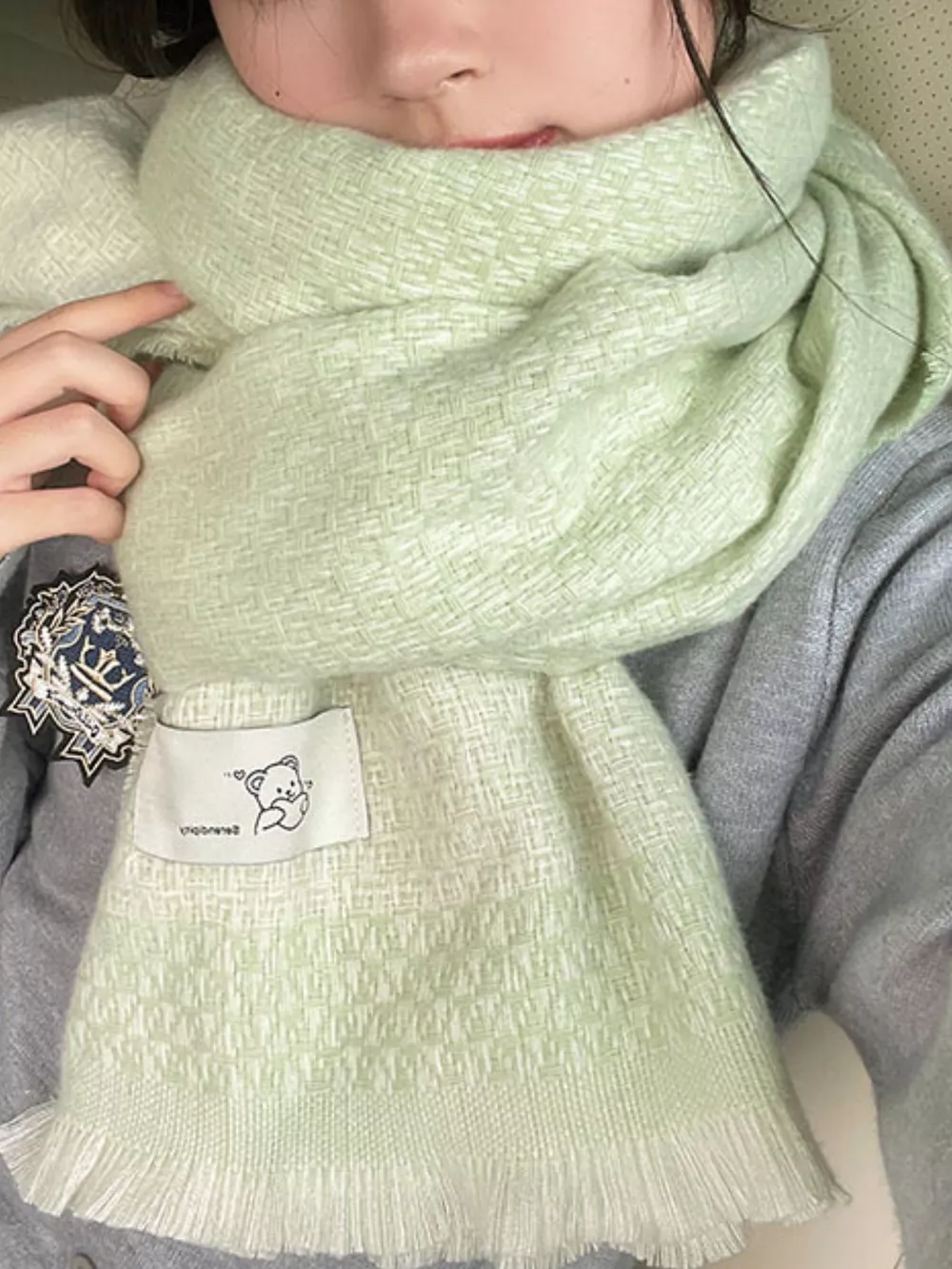 Raw Hem Scarf, image 3