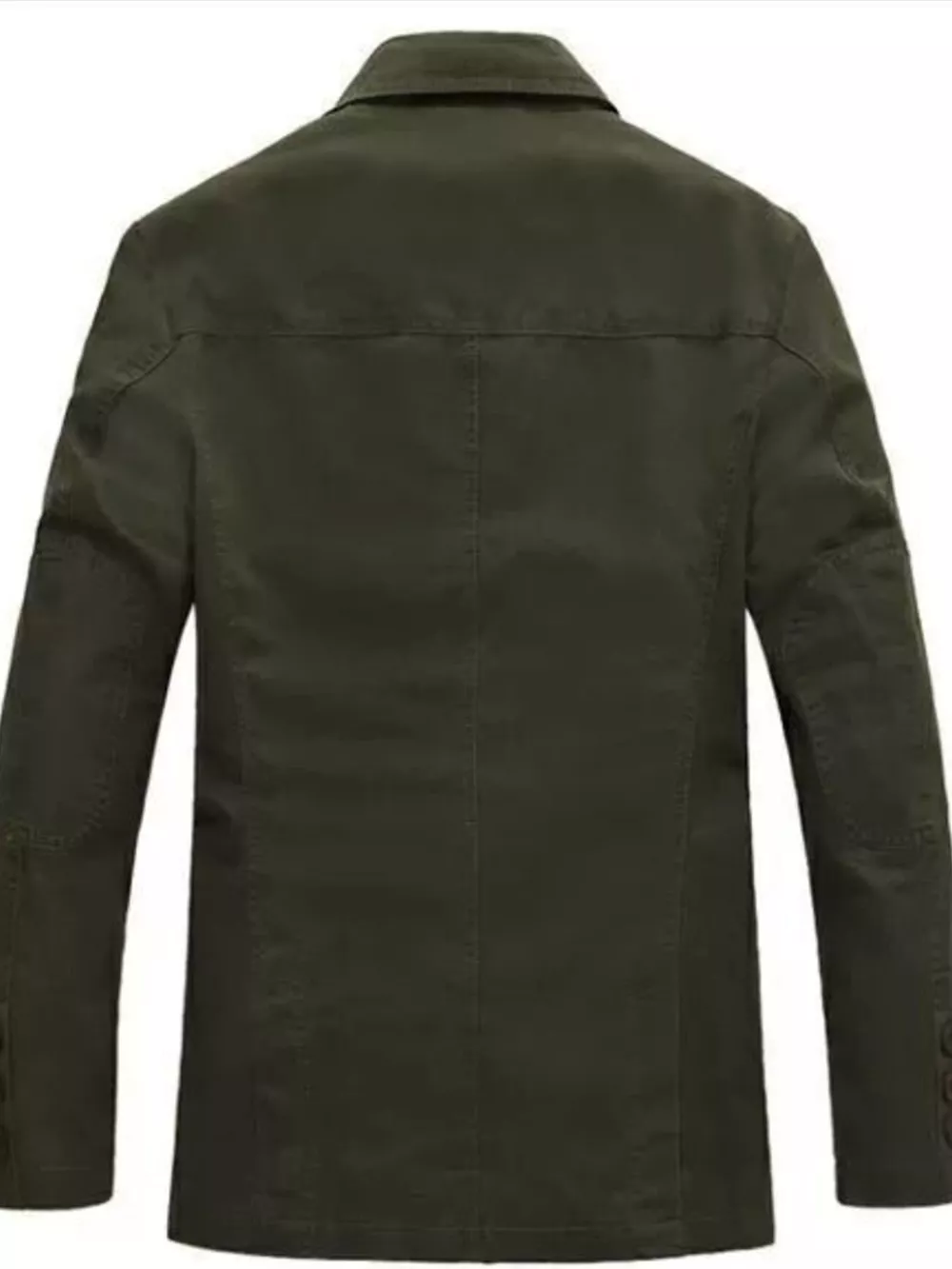 Men's Plus Size Casual Button Up Blazer, image 4