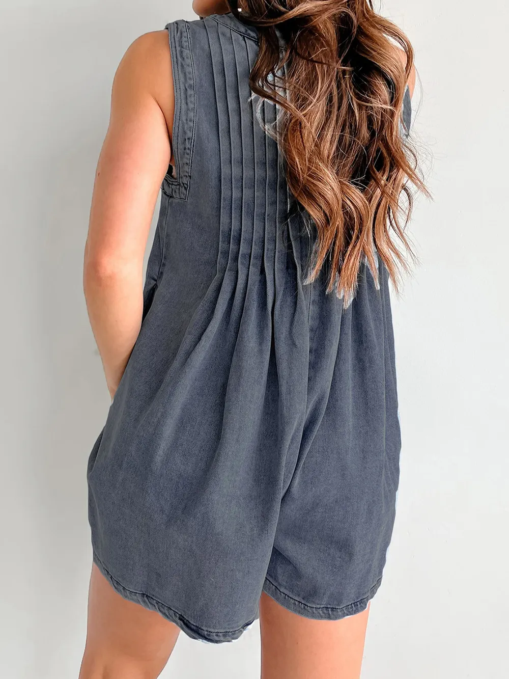 Tied Romper with Pockets, image 28