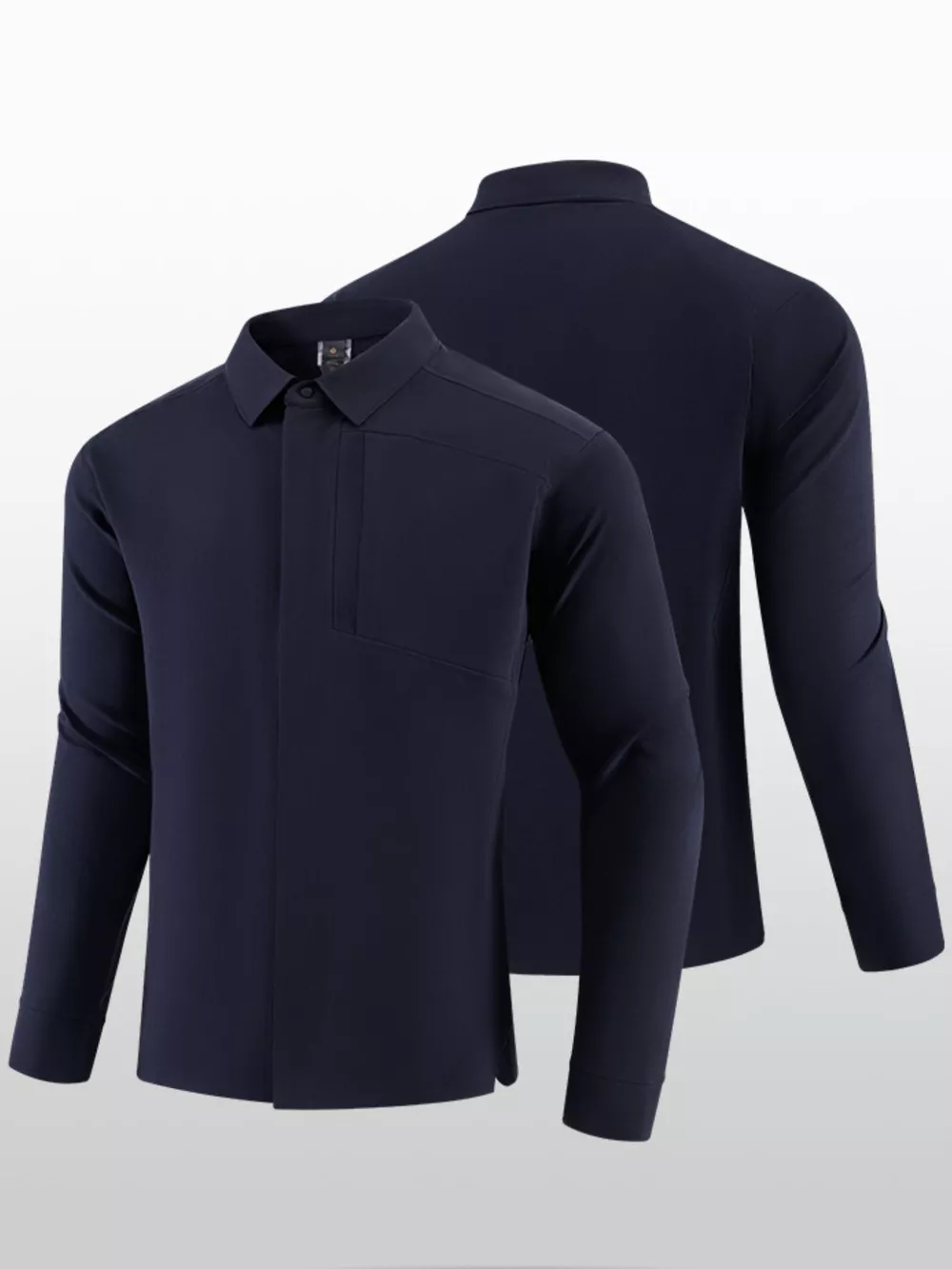 Men's Plus Size Slim Fit Long Sleeve Windbreaker Jacket, image 3