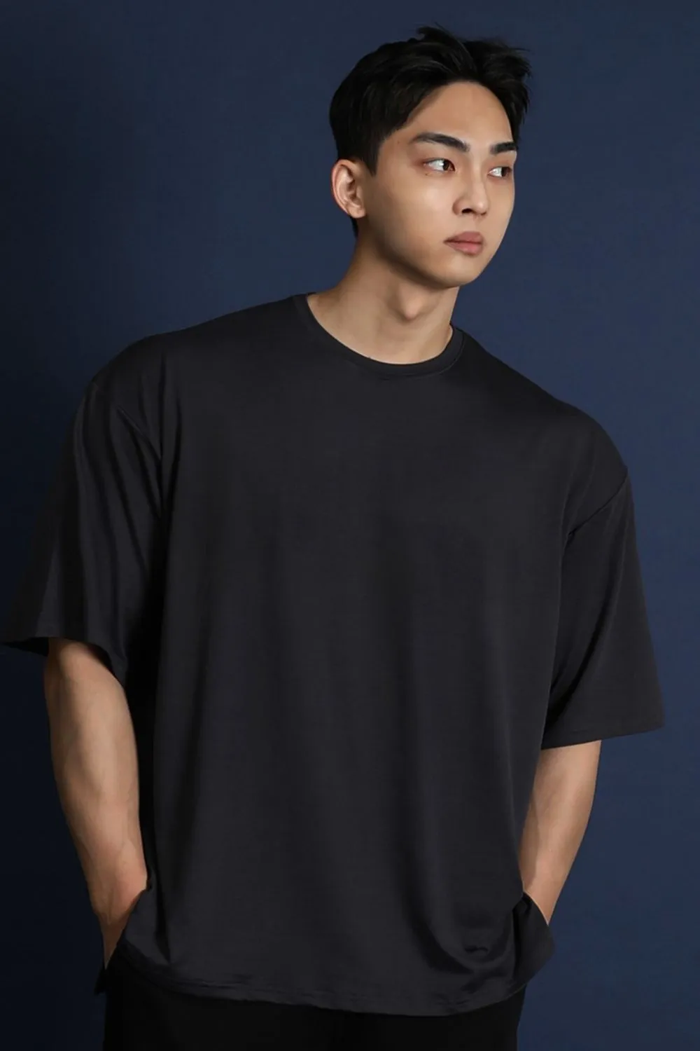 Men's Plus Size Round Neck Half Sleeve T-Shirt, image 8