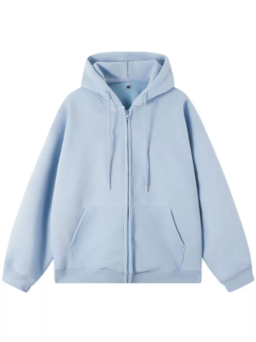 Men's Casual Loose Fit Zip-Up Hoodie, image 13