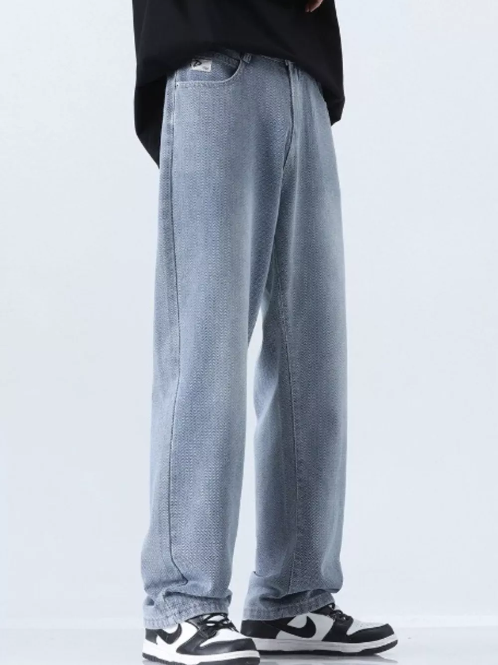 Men's Relaxed Fit Straight Leg Jeans, image 7