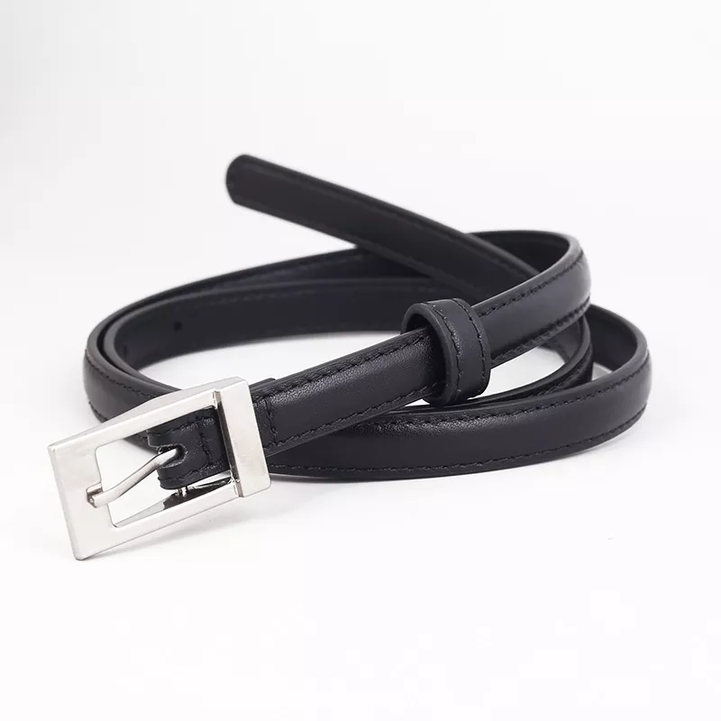 Metal Buckle Leather Belt