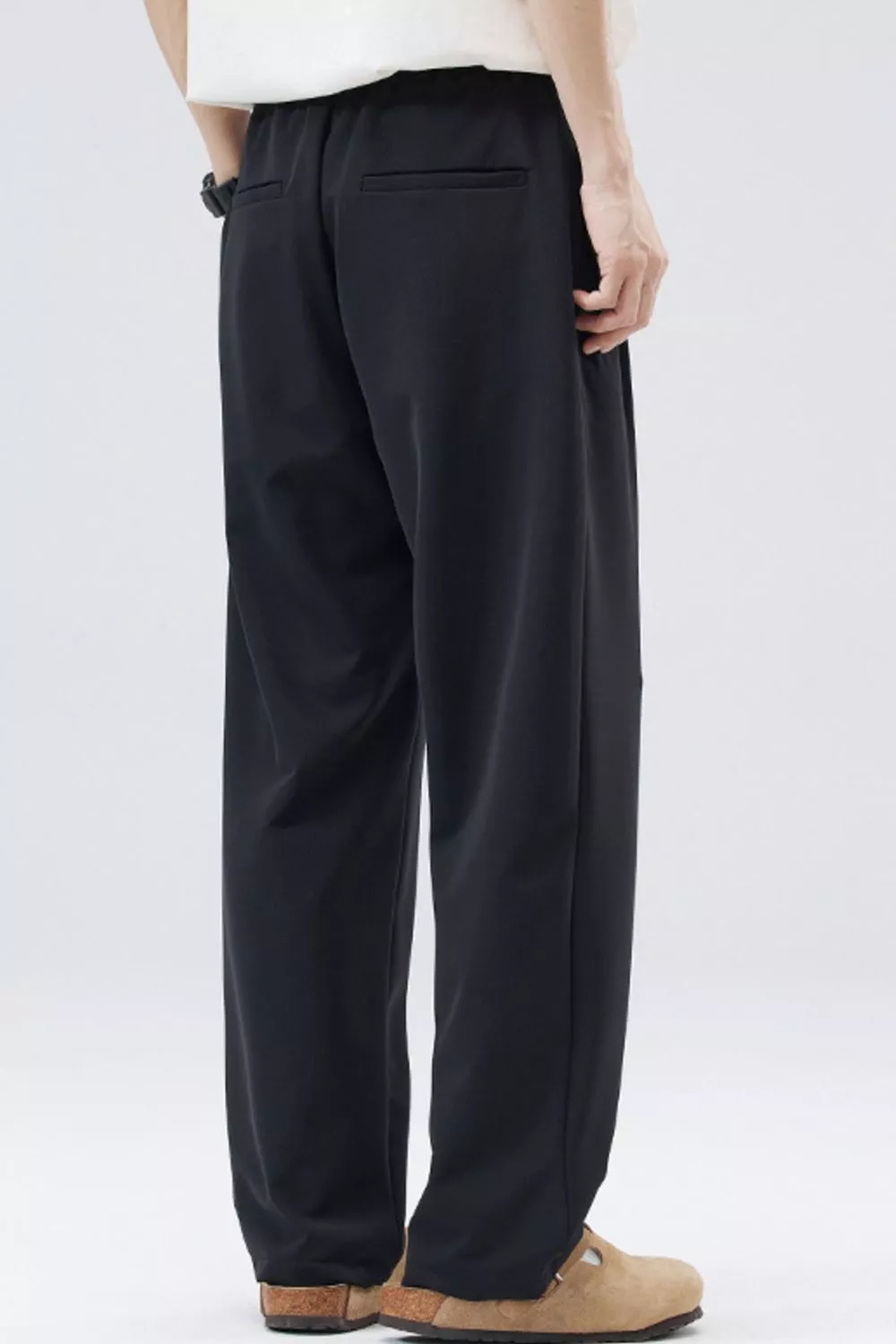 Men's Full Size Loose Fit Casual Pleated Pants Plus Size, image 4