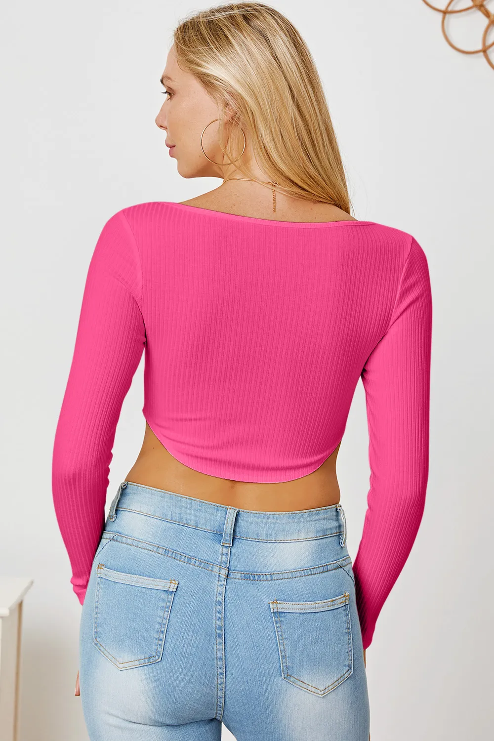 Ribbed Long Sleeve T-Shirt, image 29