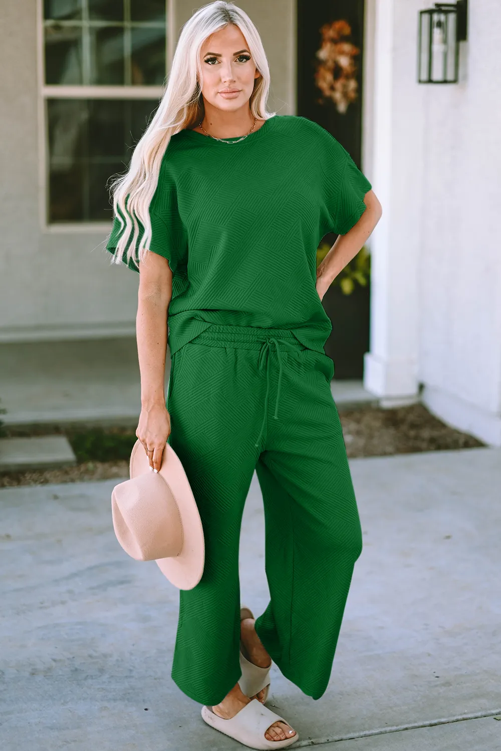 Short Sleeve Top and Pants Set, image 14