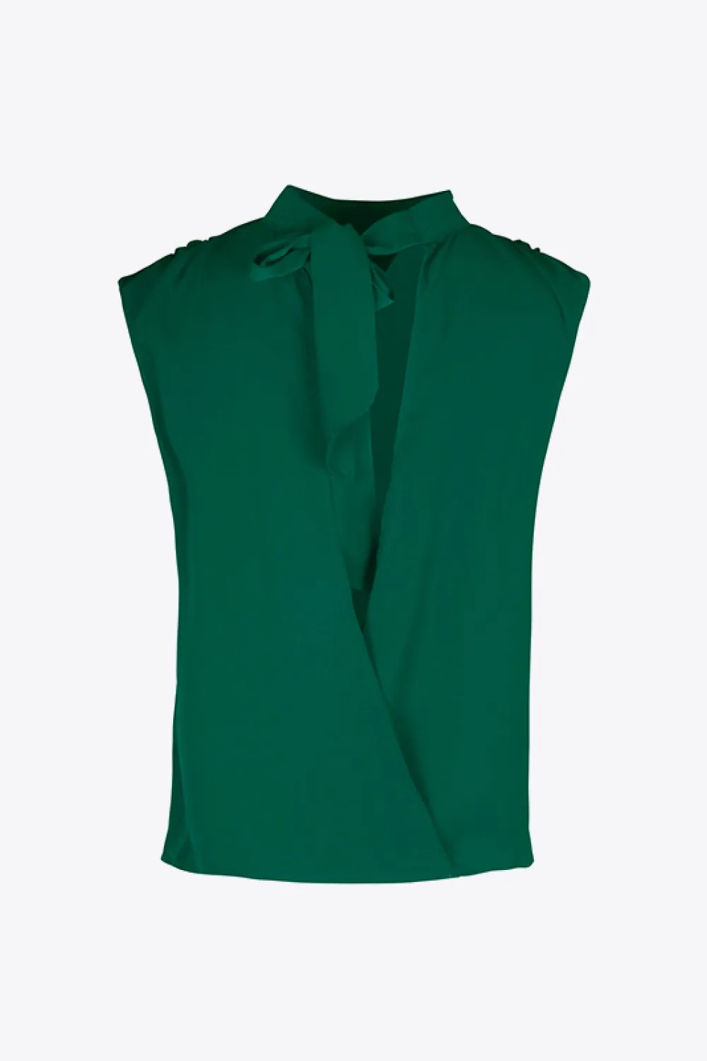 Tied Mock Neck Blouse, image 2