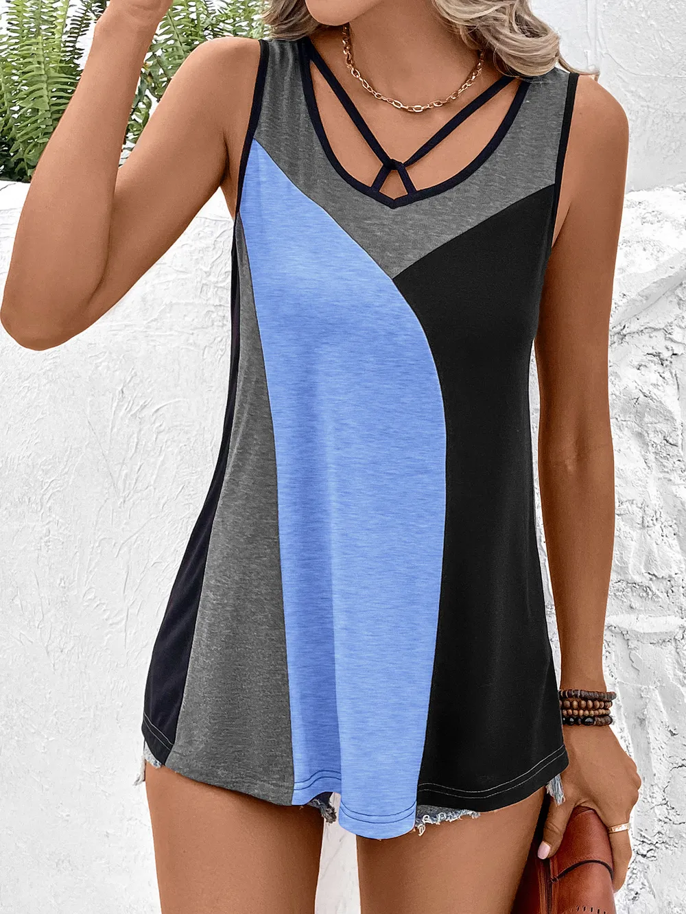 Color Block Tank Top, image 2