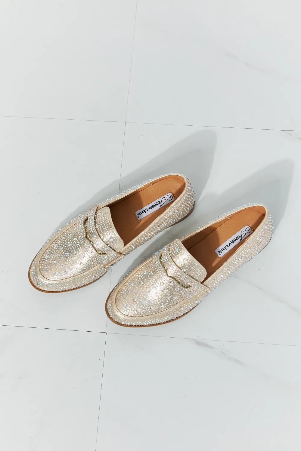 Make It Shine Rhinestone Loafers, image 2