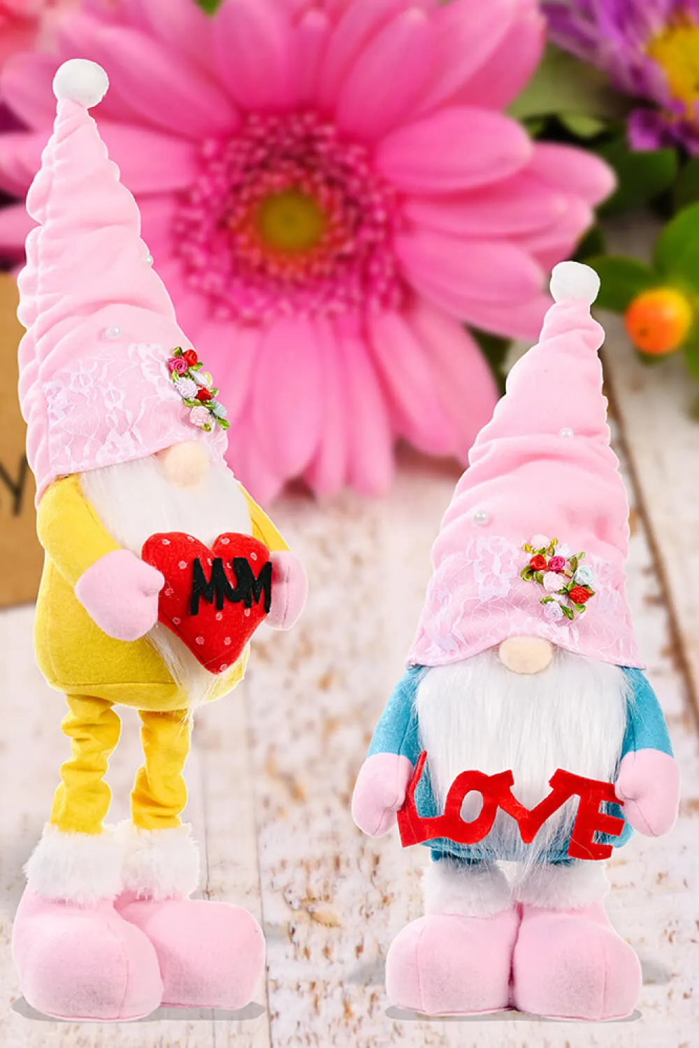 Mother's Day Pearl Decor Faceless Gnome, image 8