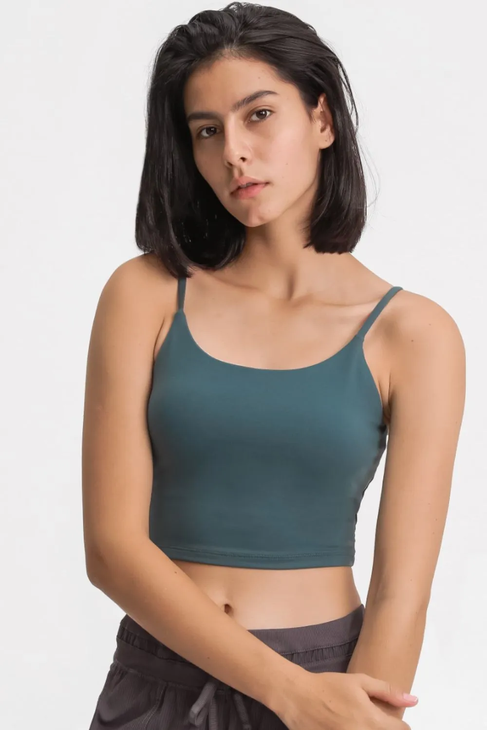 Feel Like Skin Scoop Neck Sports Cami, image 3