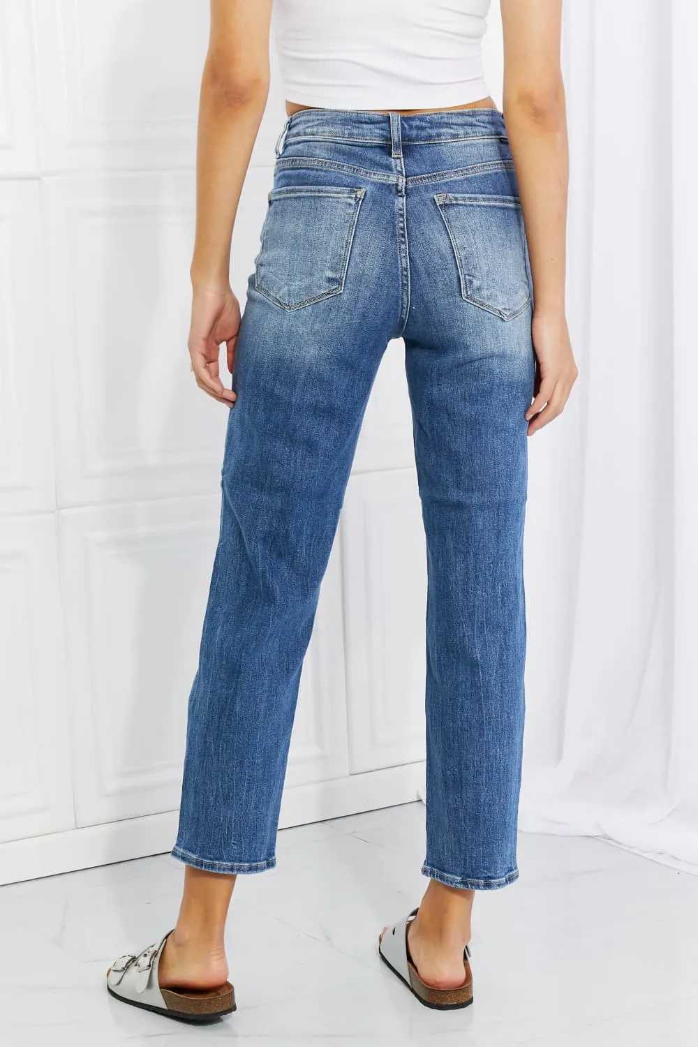 Full Size Emily High Rise Relaxed Jeans, image 2