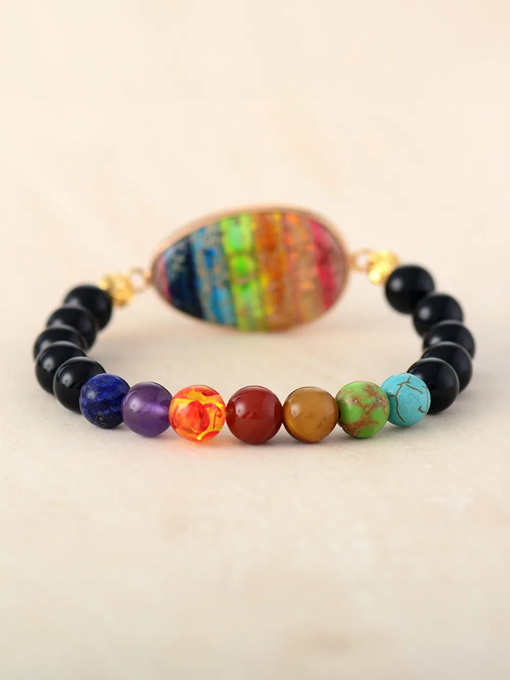 Geometrical Shape Beaded Bracelet, image 4