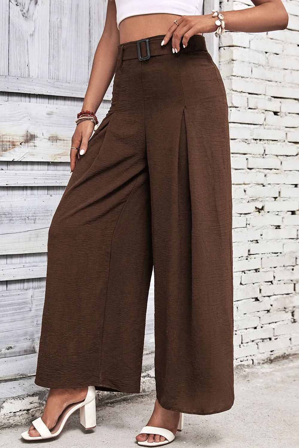 High Waisted Wide Leg Pants, image 4