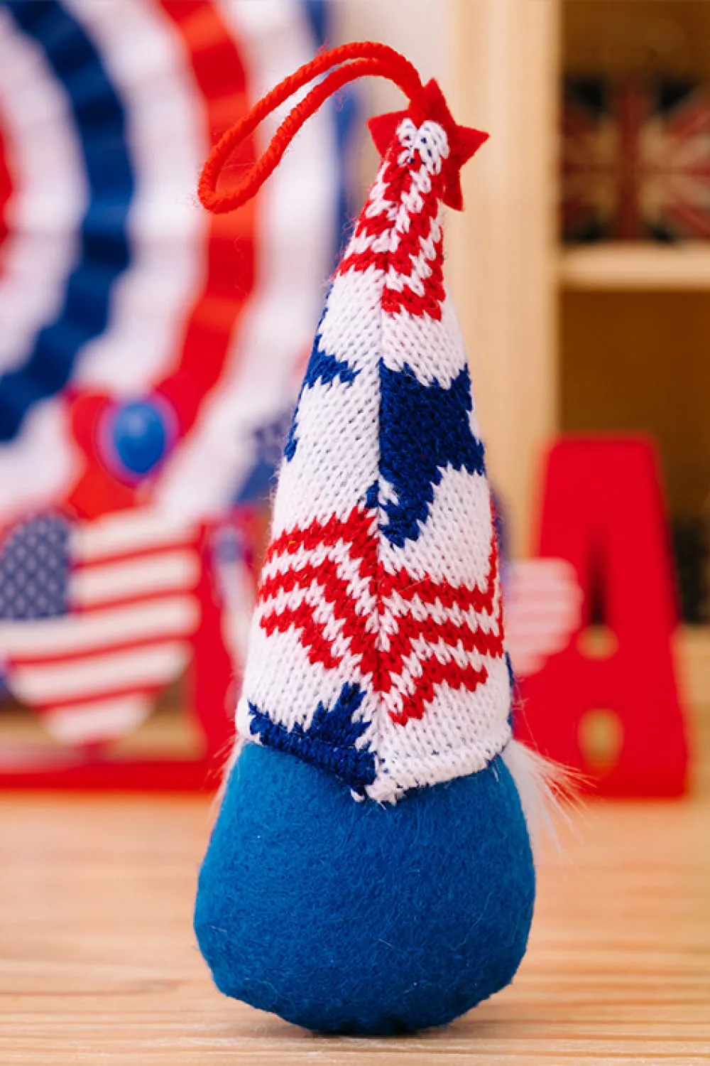 4-Piece Independence Day Knit Hanging Gnomes, image 10