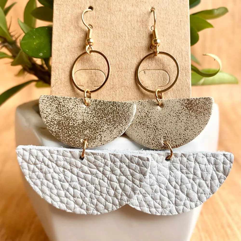 Geometrical Shape Dangle Earrings, image 5