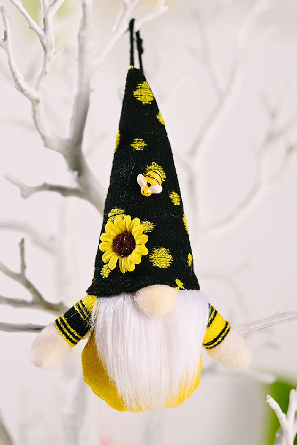 Random 4-Pack Sunflower Faceless Gnome Ornaments, image 4