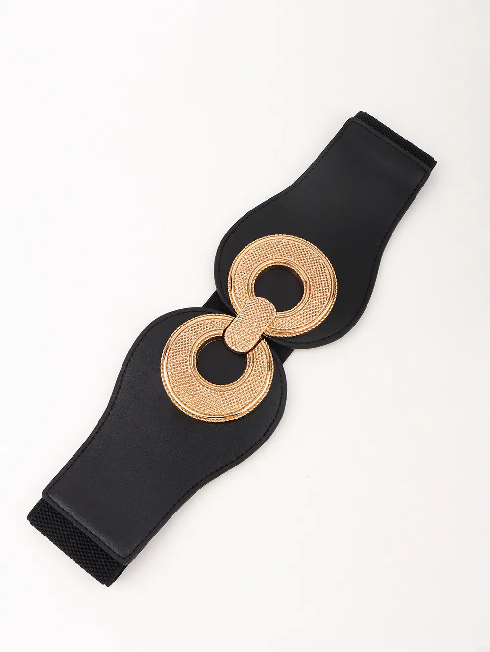 Alloy Buckle Elastic PU Belt, image 9