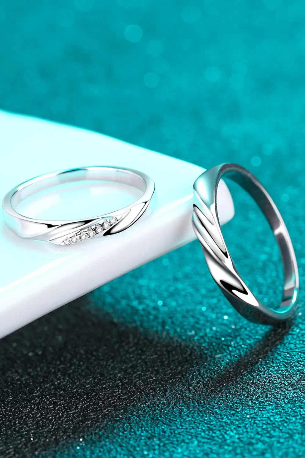 Minimalist 925 Sterling Silver Rhodium-Plated Ring, image 5