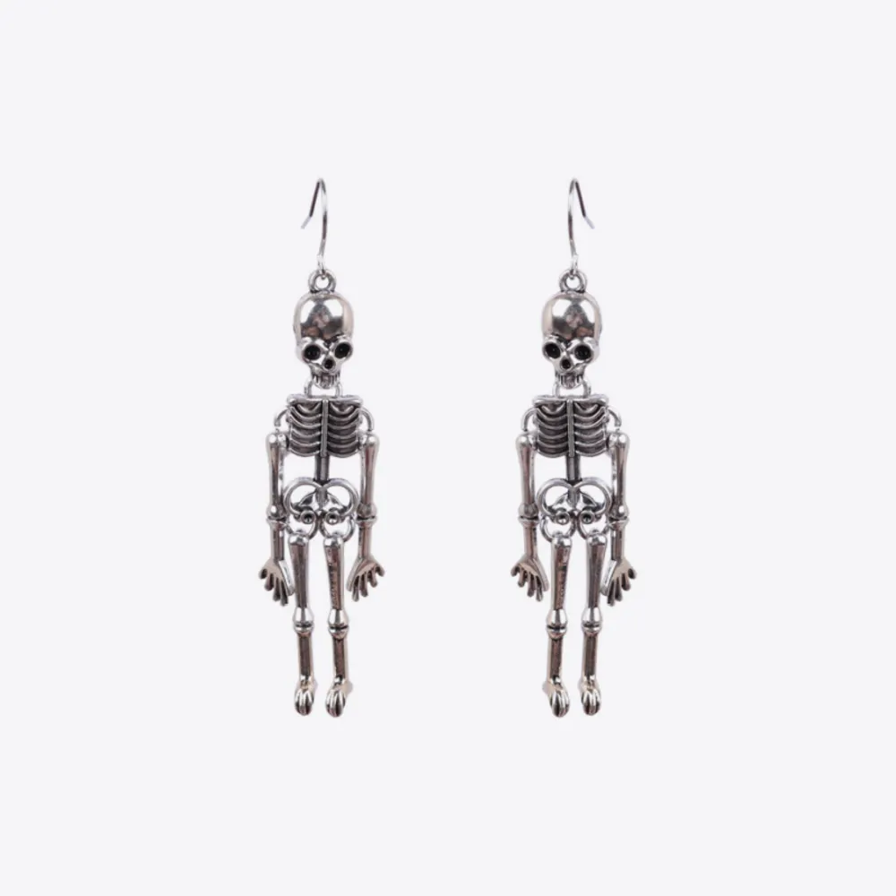 Skeleton Alloy Earrings, image 3