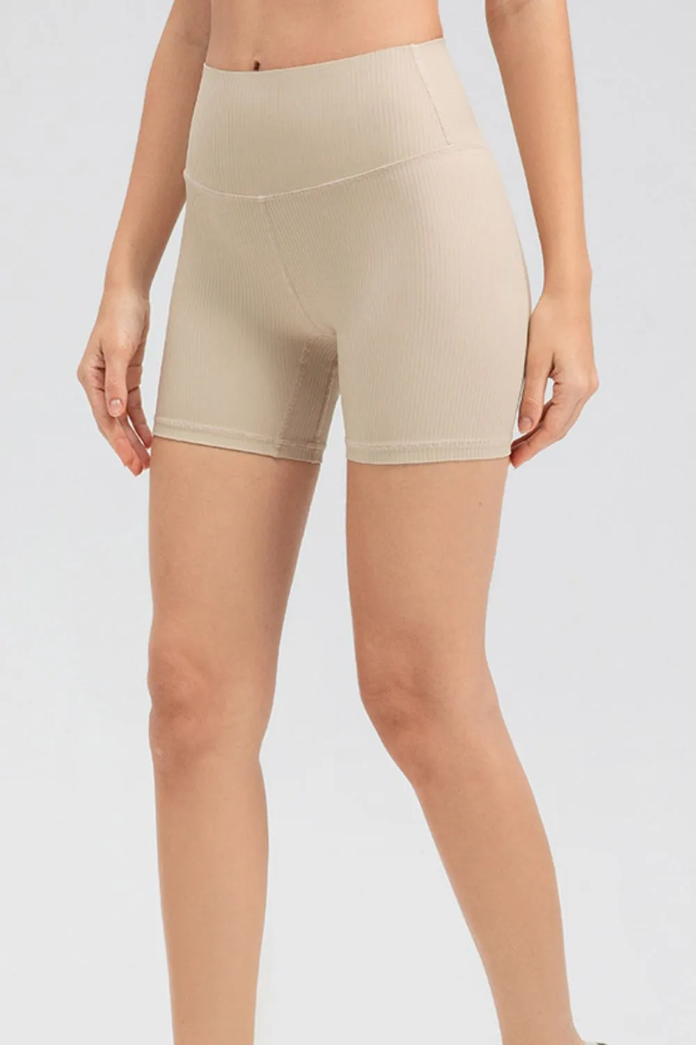 Wide Waistband Slim Fit Sports Shorts, image 7