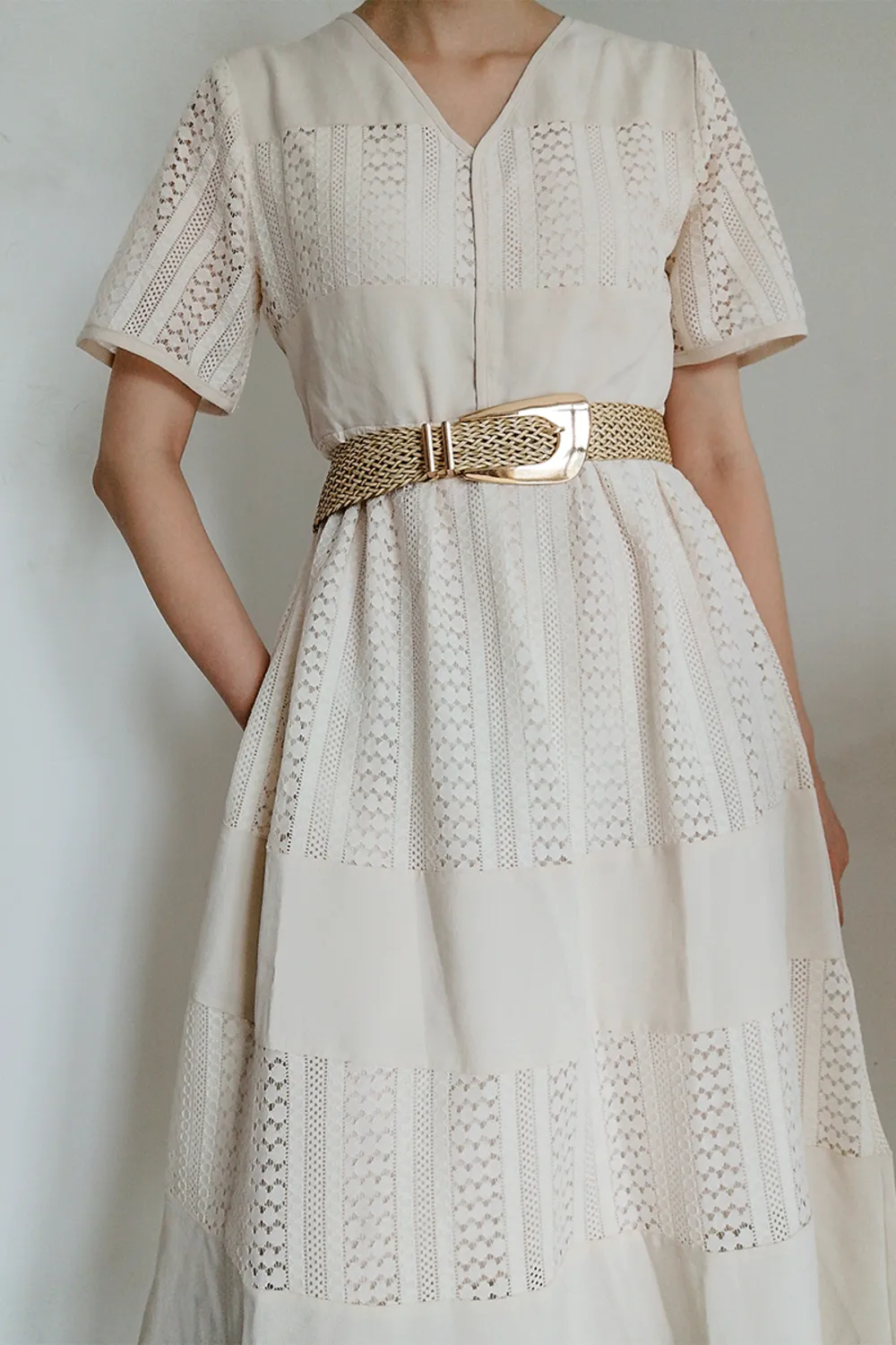 Irregular Buckle Braid Belt, image 3