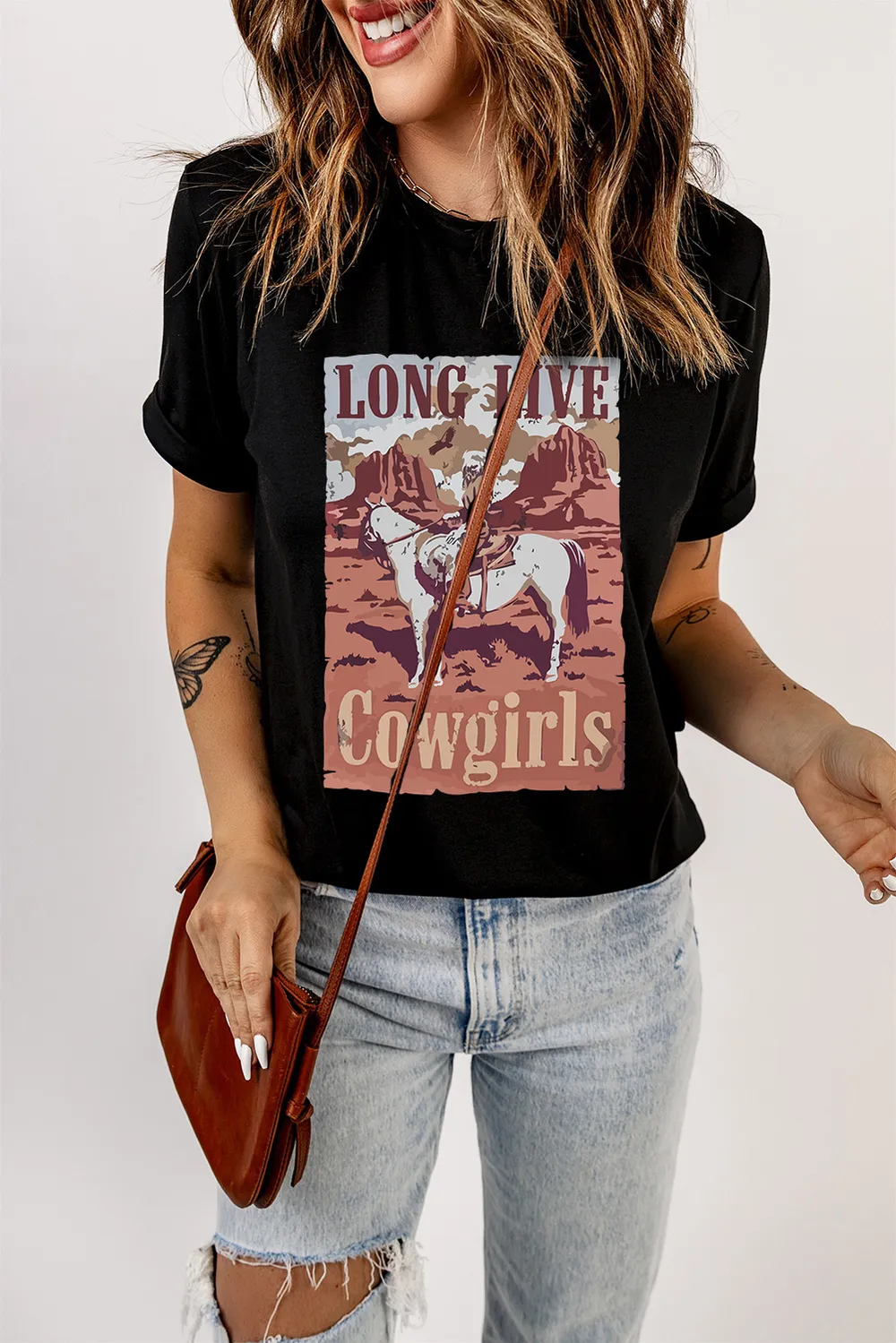 LONG LIVE COWGIRLS Graphic Tee, image 2