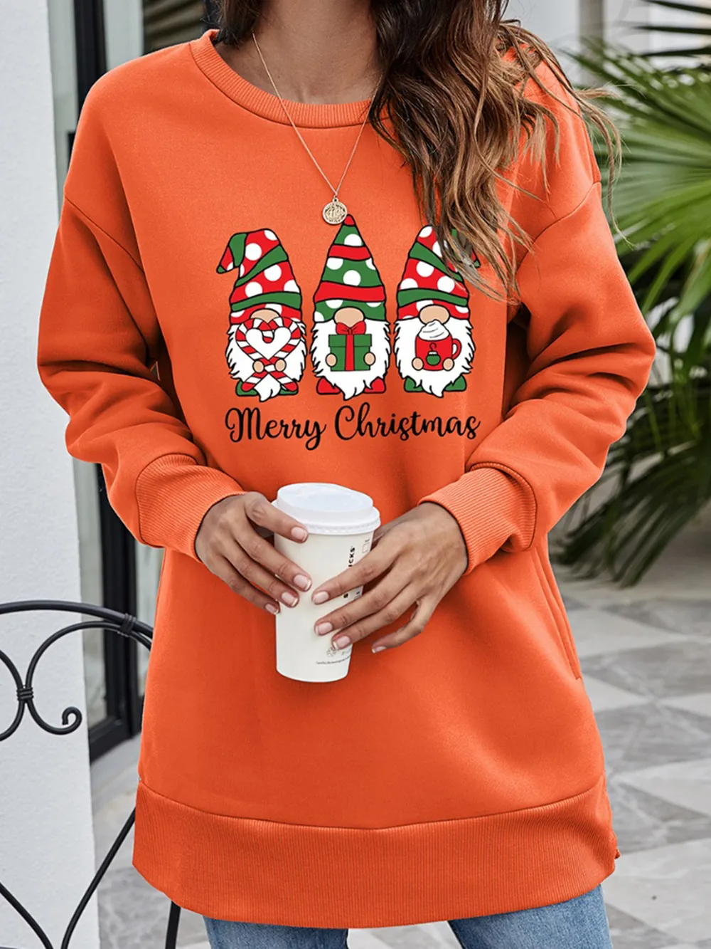 MERRY CHRISTMAS Graphic Sweatshirt, image 4