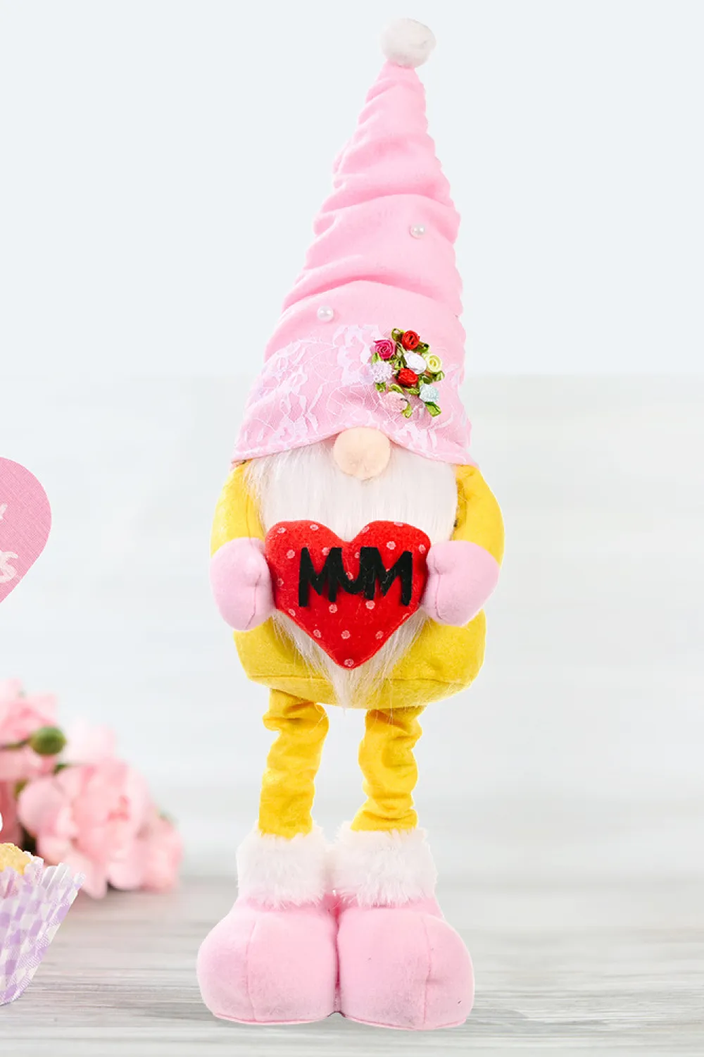 Mother's Day Pearl Decor Faceless Gnome, image 4