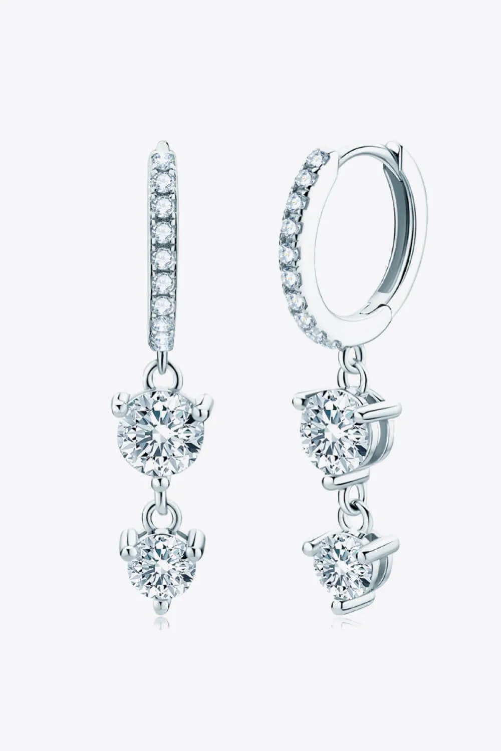 Be The One Moissanite Drop Earrings, image 4