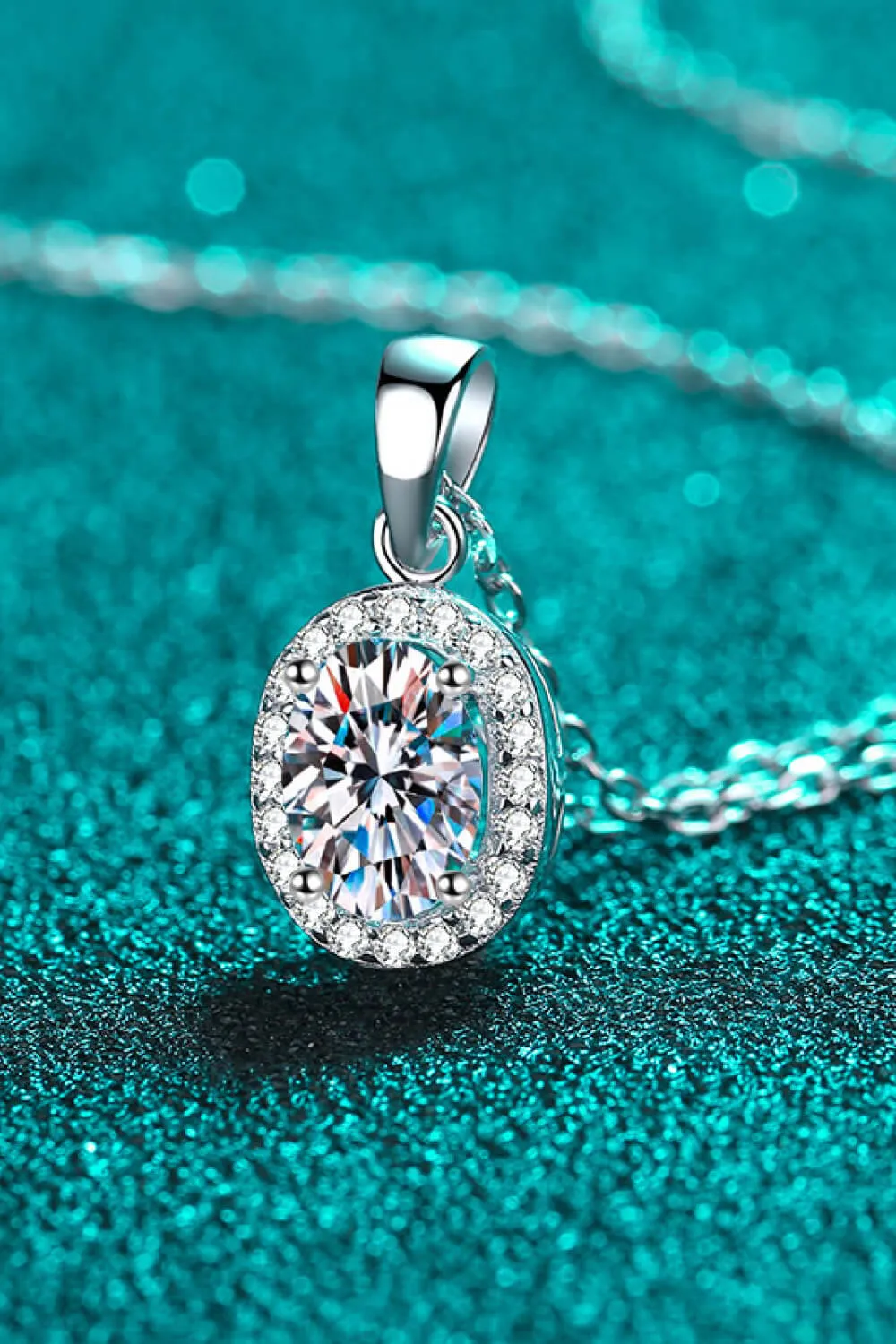 Be The One 1 Carat Moissanite Pendant Necklace, image 3