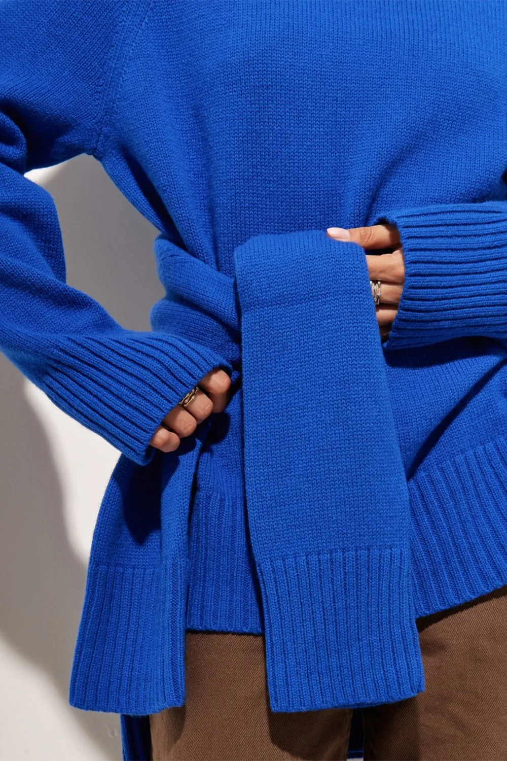 Turtle Neck Raglan Sleeve Sweater, image 10