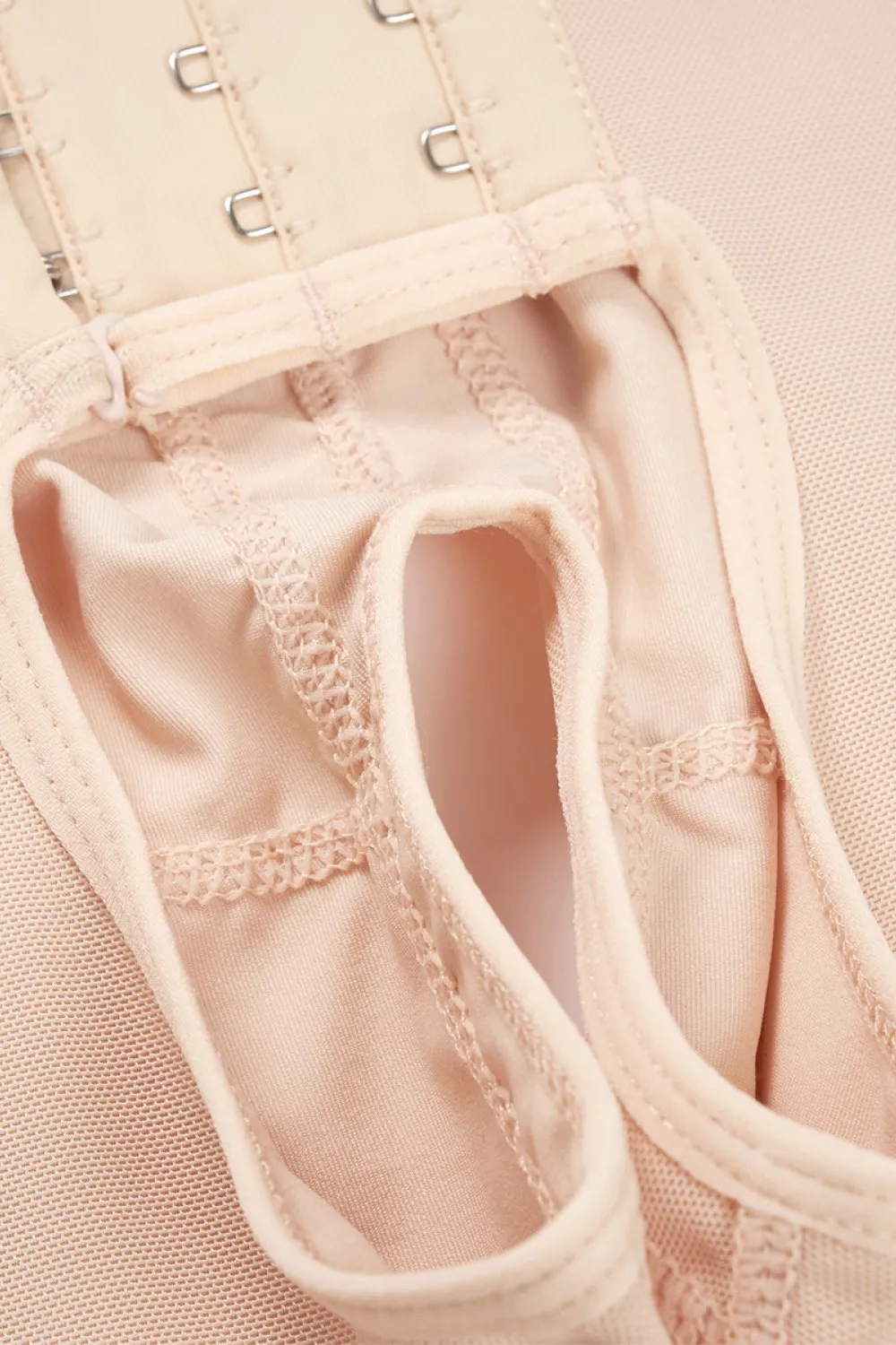 Full Size Hook-and-Eye Lace Trim Shaping Bodysuit, image 3