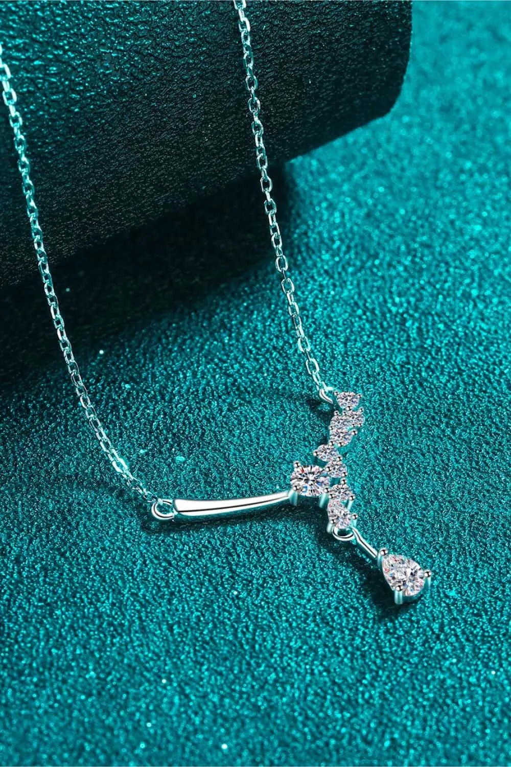 1 Carat Moissanite 925 Sterling Silver Necklace, image 2