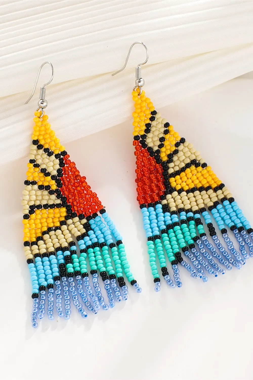 Beaded Dangle Earrings, image 3