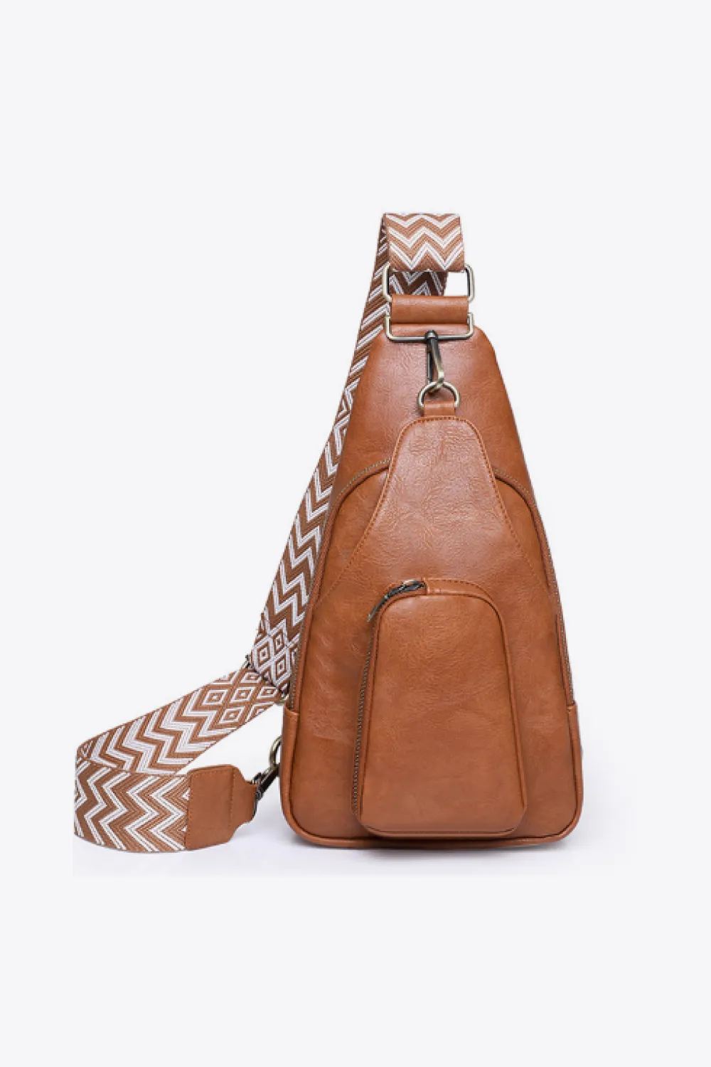 Take A Trip PU Leather Sling Bag, image 13